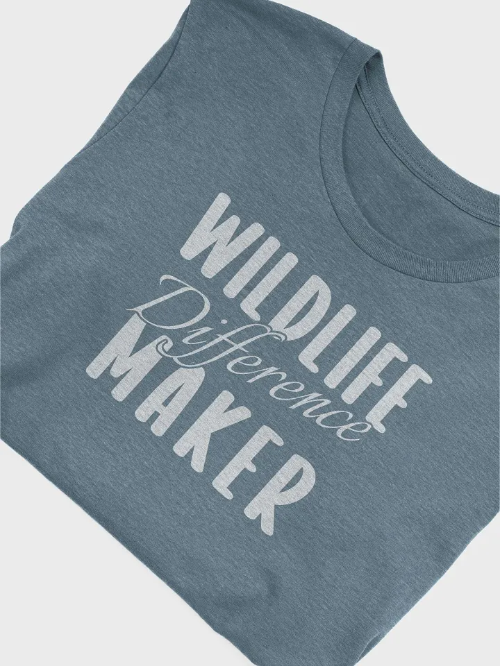 Wildlife Difference Maker T-Shirt, Nature Lover Gift, Wildlife Lover T-shirt product image (2)