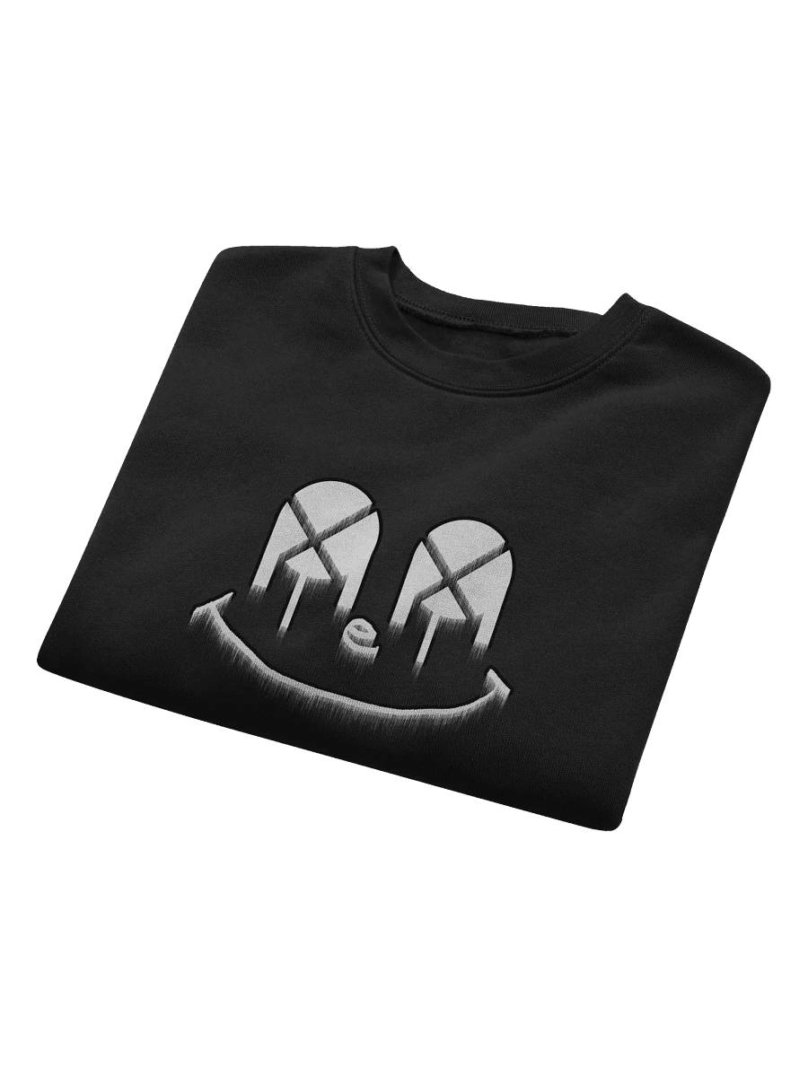 Glitchface Fleece Crop Sweatshirt product image (8)