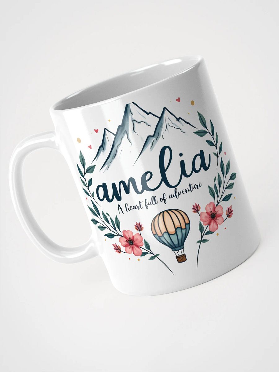 Amelia Mug – A Heart Full of Adventure: Celebrate the Beauty of Personalization product image (3)