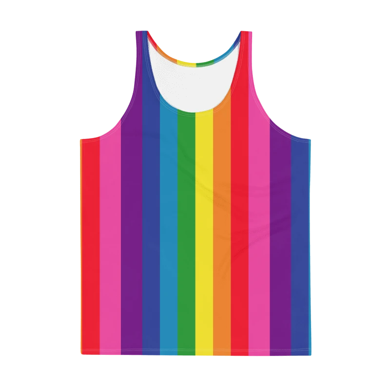 1978 Rainbow Pride Flag = 8-Color - All-Over Print Tank product image (1)