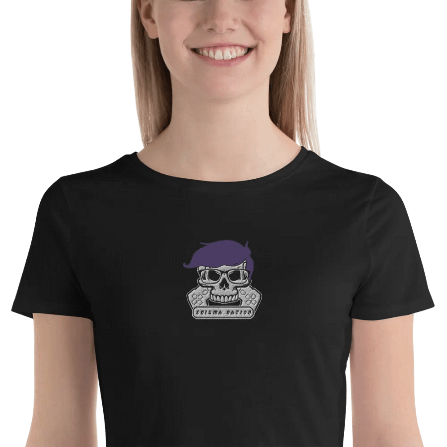 Enigma Nation Bella+Canvas Women's Crop Tee (EMBRODERED) product image (8)