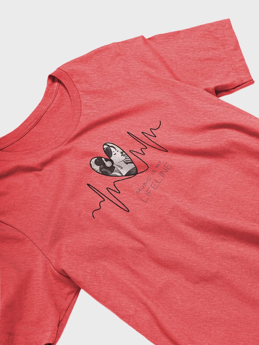 Music is my Lifeline Super Soft T-Shirt product image (3)