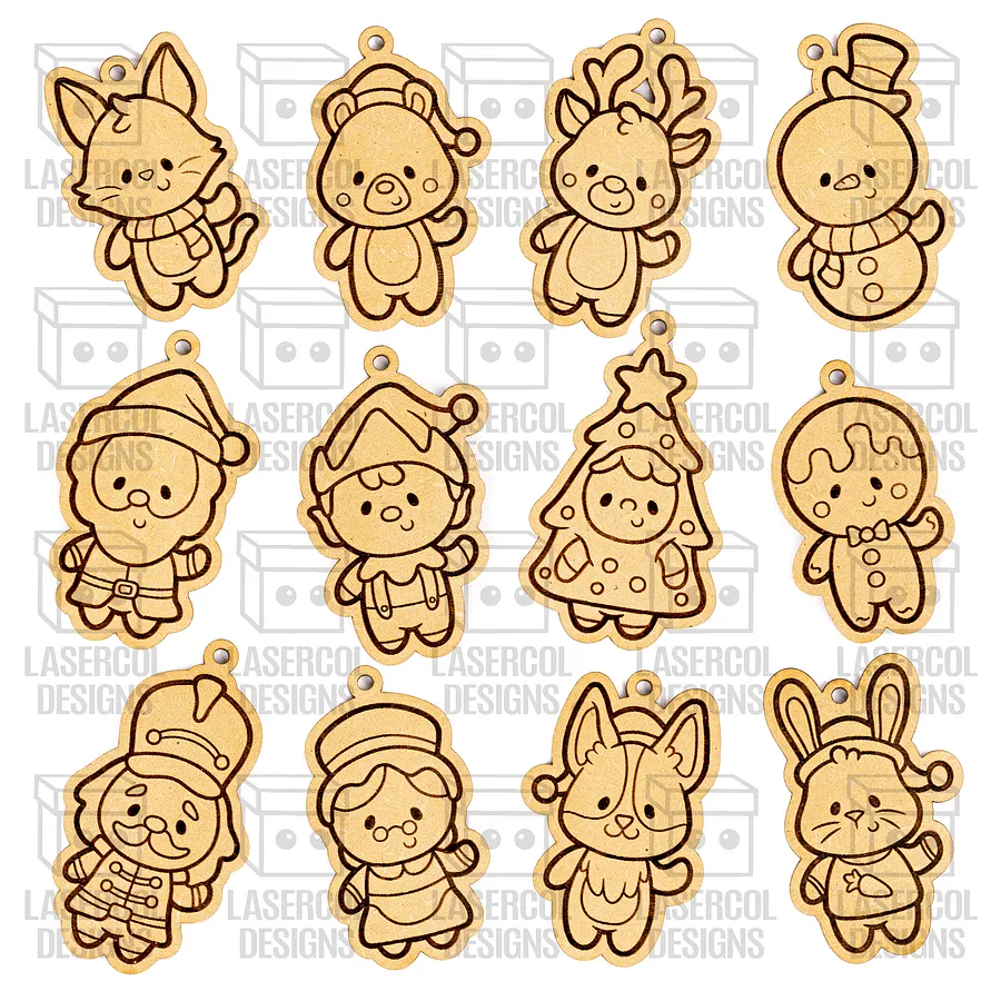 Christmas Ornaments - Laser Cut Files product image (2)