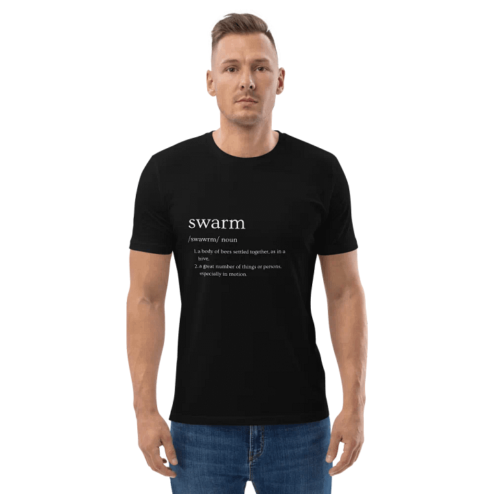 Swarm dictionary definiton 100% cotton product image (2)