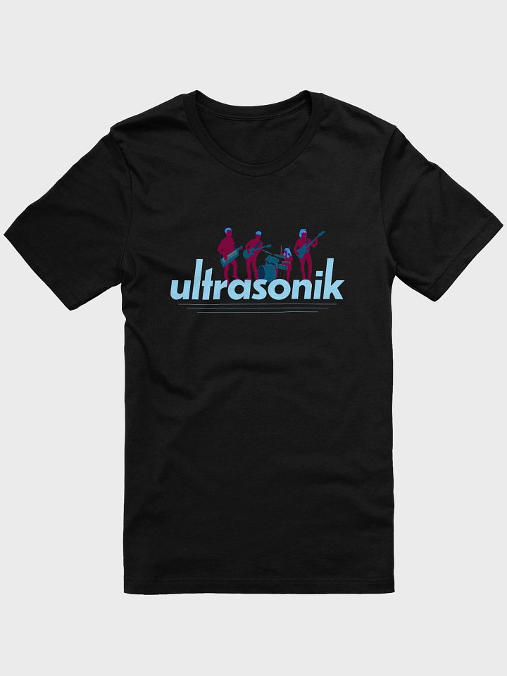 ultrasonik Silhouette Logo Premium T-Shirt (Black, Vintage Black and Sage) product image (1)