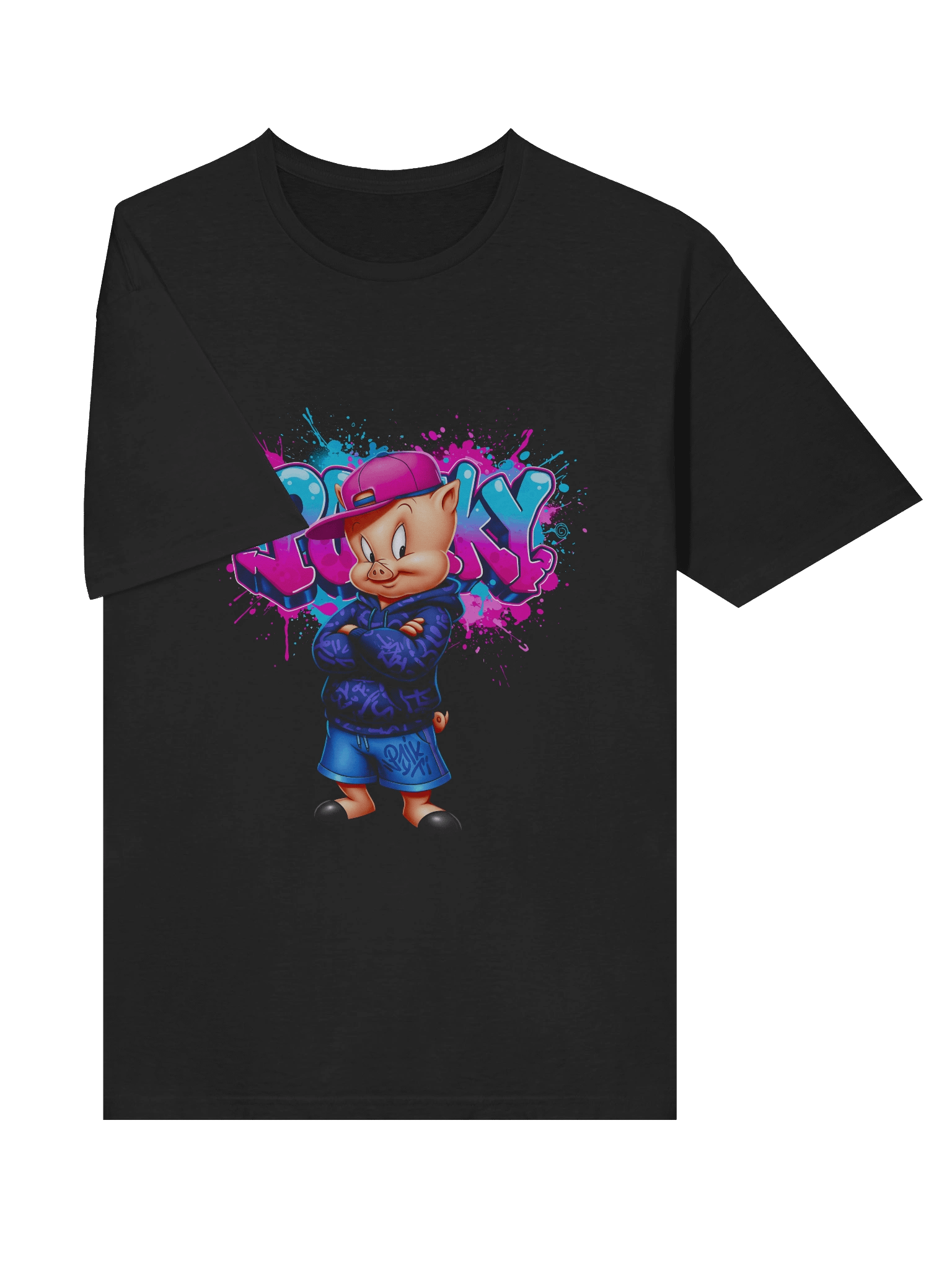 PORKY Graffiti Unisex T-Shirt product image (5)