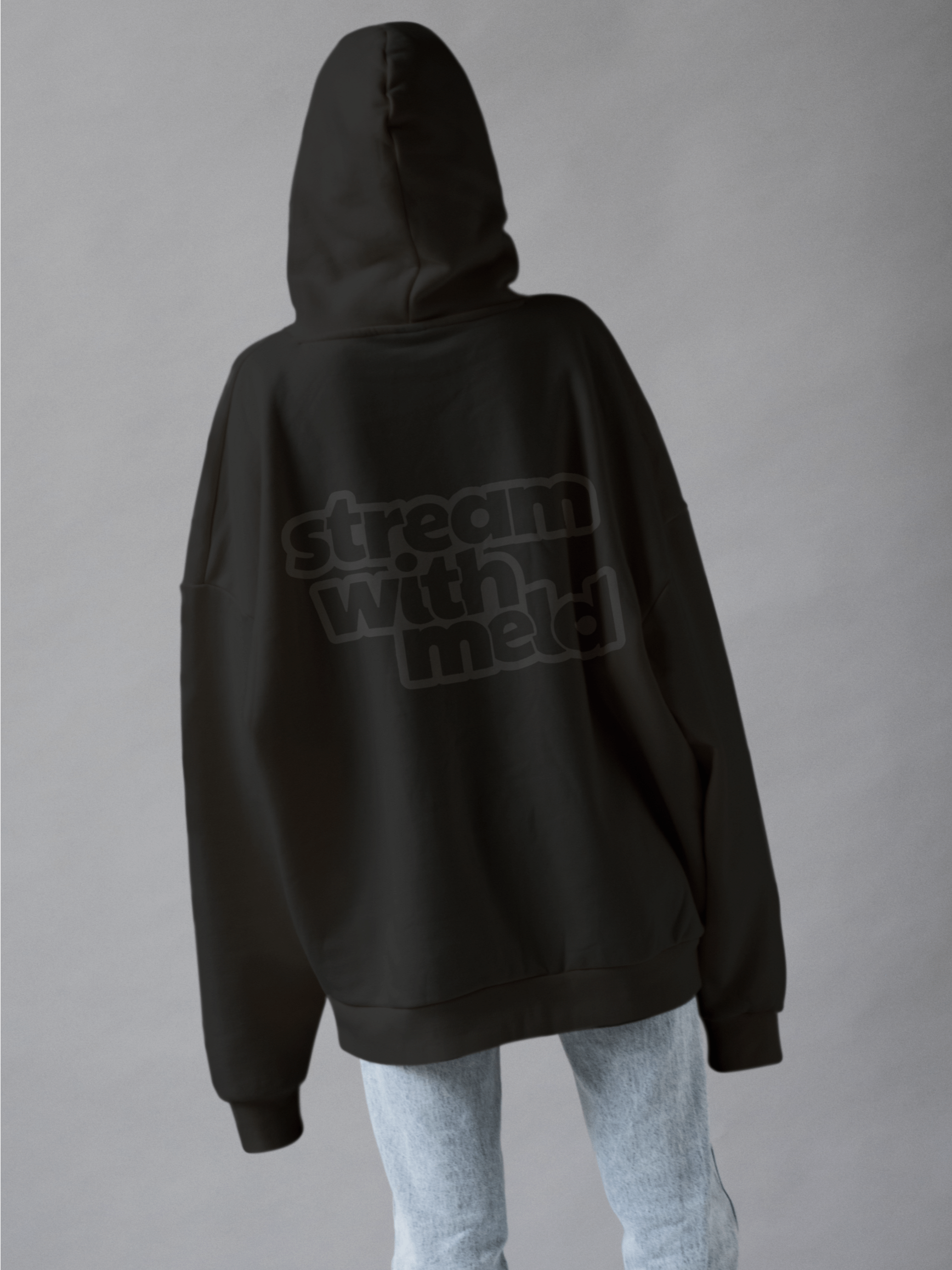 Monochrome Black Hoodie product image (4)