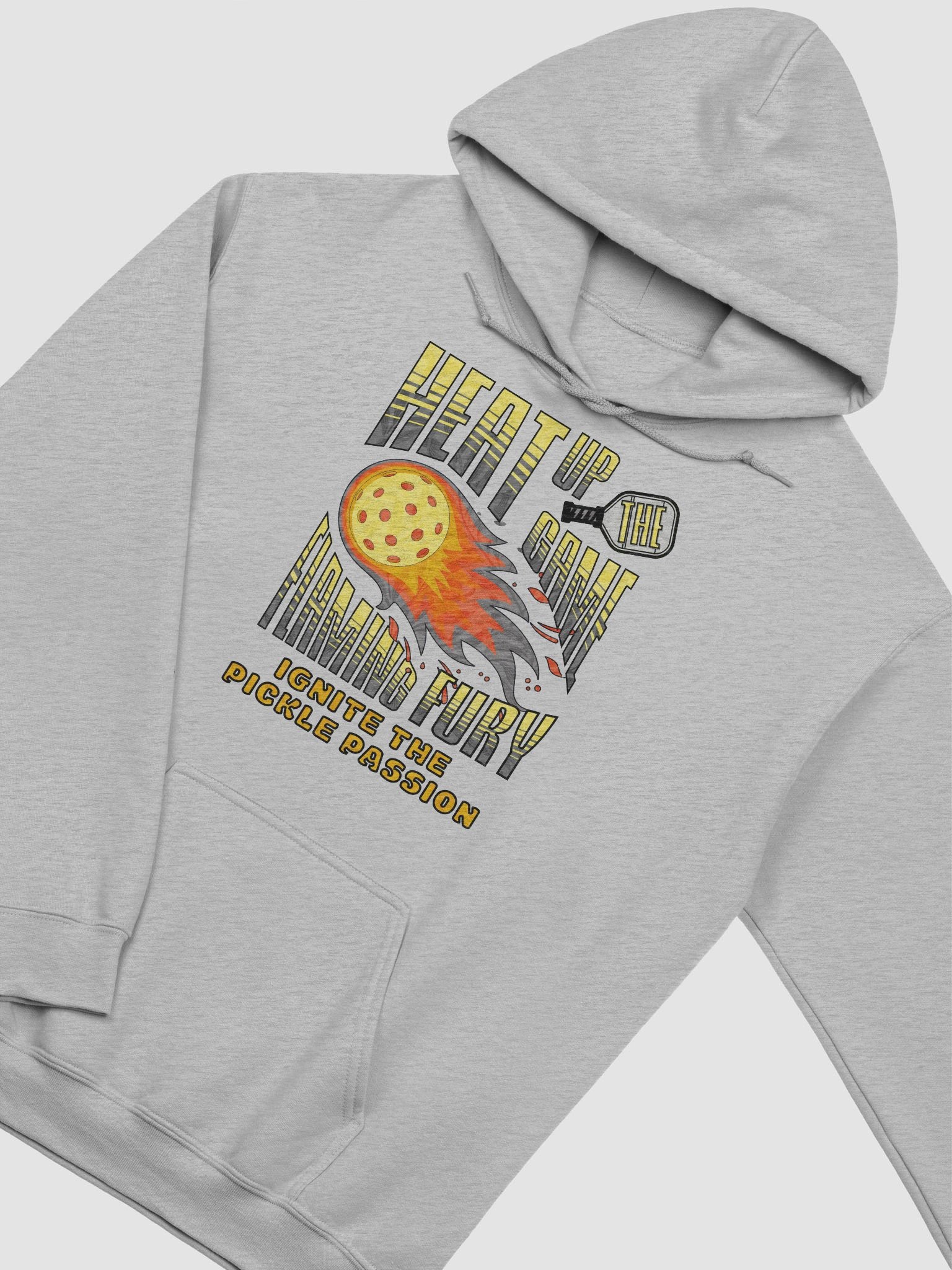 Heat Up The Game Flaming Fury Pickleball Hoodie product image (14)