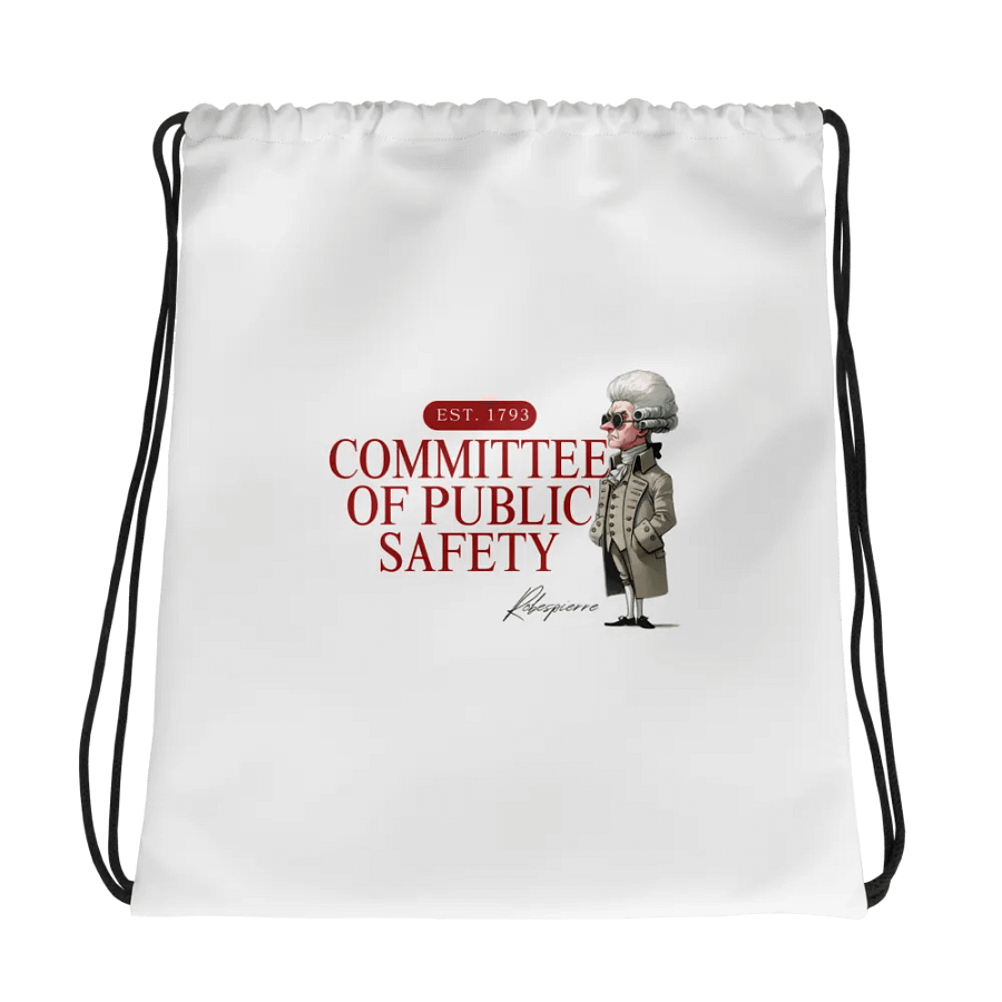 Maximilien Robespierre drawstring bag product image (1)
