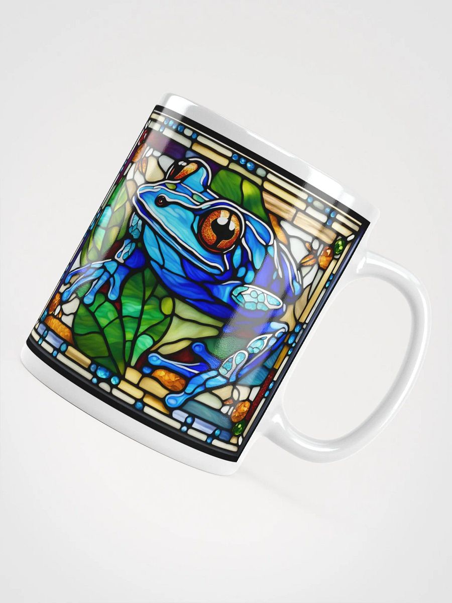 #001 Mr. Blues Frog Stained Glass Mug product image (7)