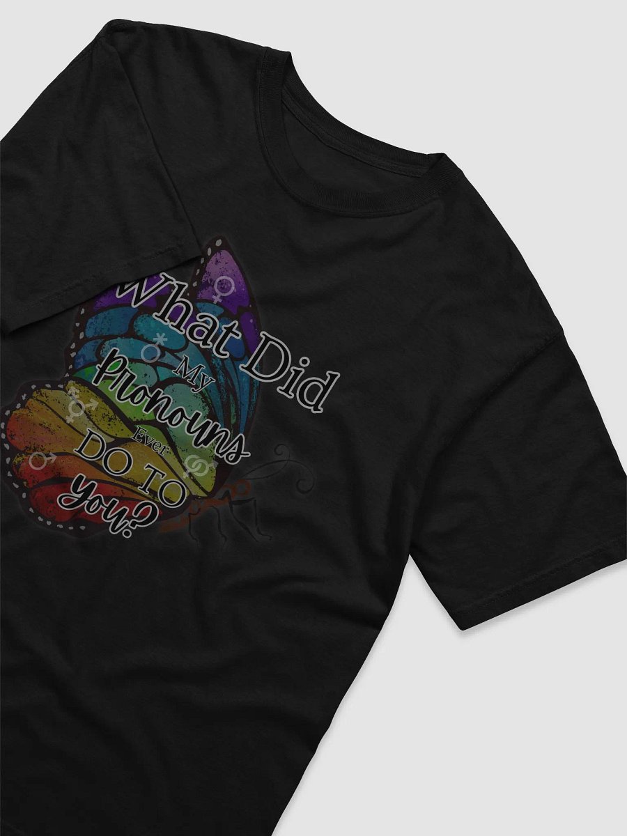 Rainbow Butterfly Pronoun Tee product image (8)