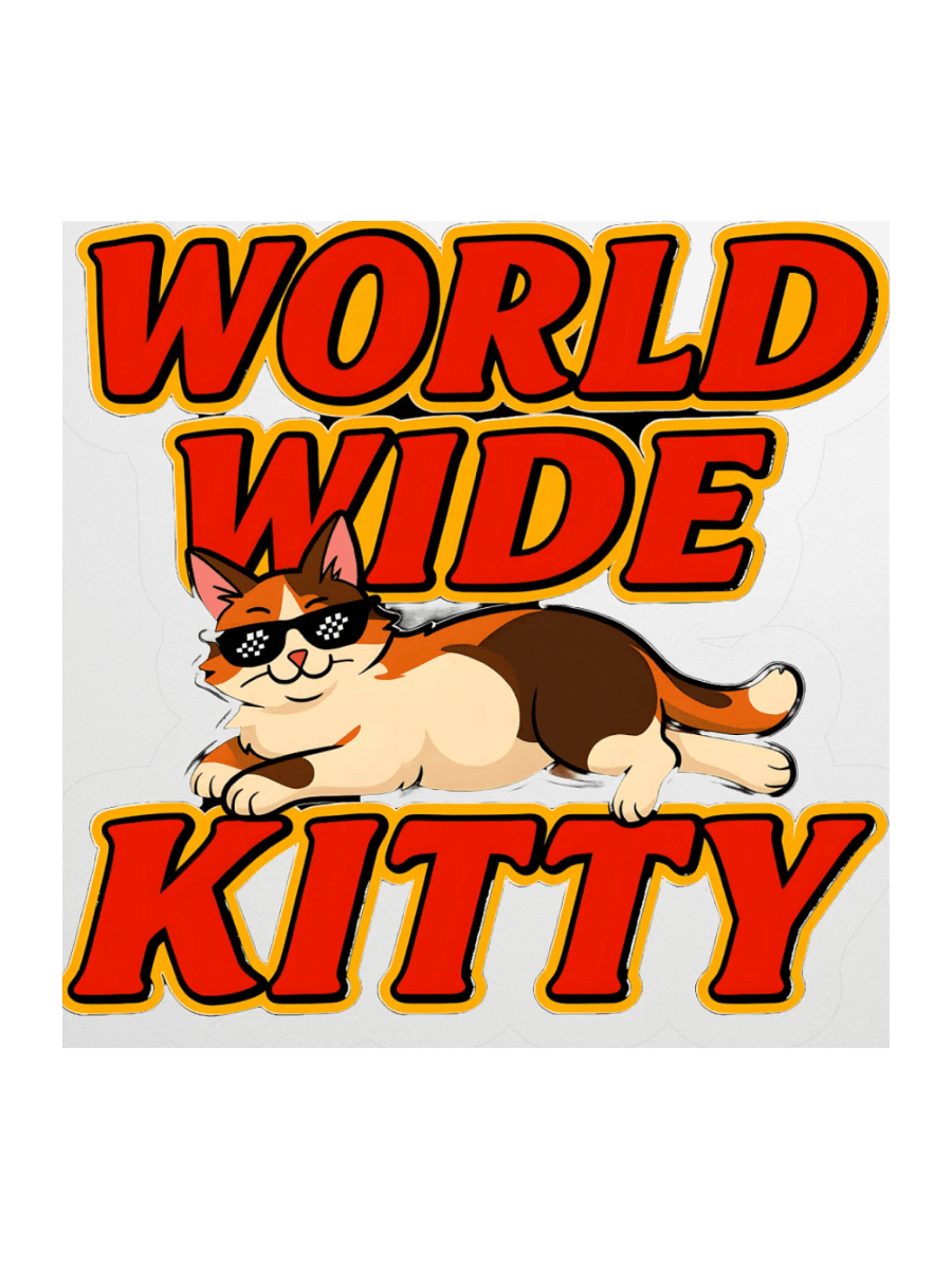 World Wide Kitty Sticker Set product image (2)