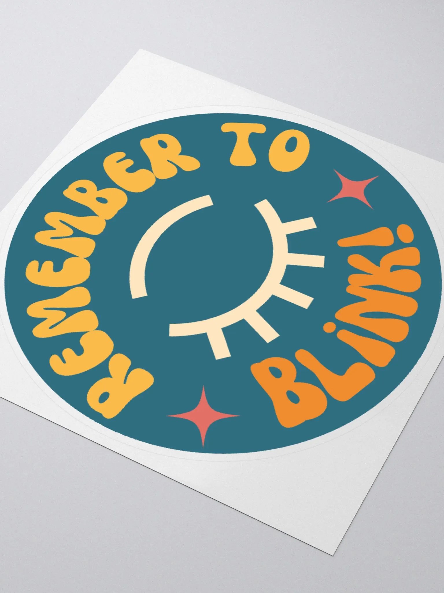 Remember to Blink Sticker product image (8)