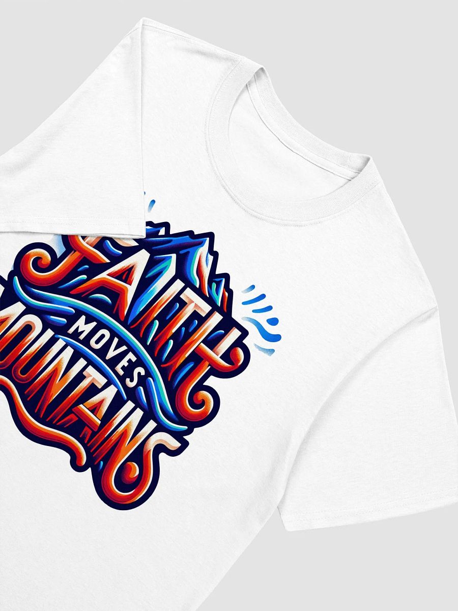 Faith Moves Mountains Inspirational T-Shirt product image (3)