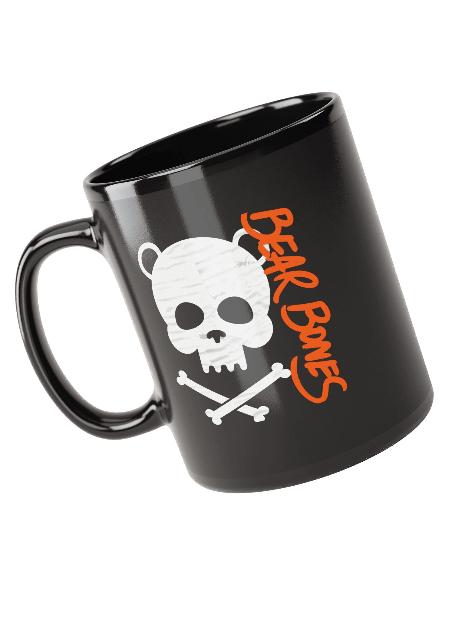 Bear Bones Black Mug product image (5)