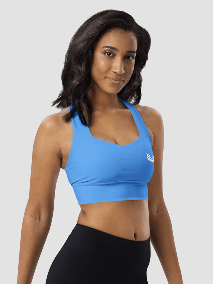 Longline Sports Bra - Blue Radiance product image (1)