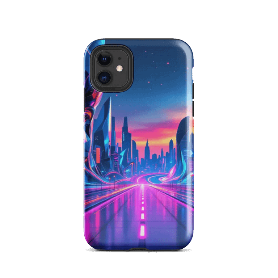 Neon City iPhone® Tough Case product image (2)