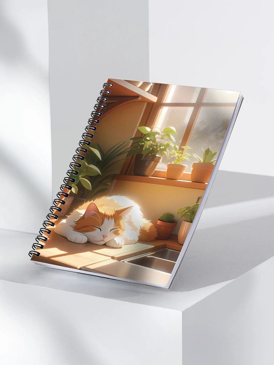 Purrfectly Cozy Spiral Notebook product image (3)