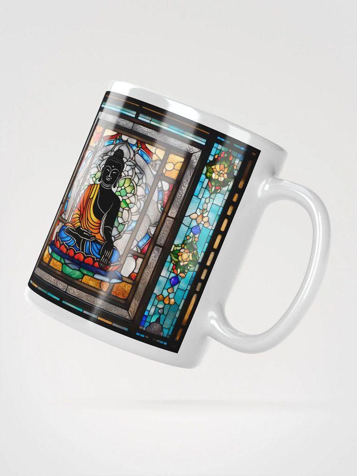 #008 Black Tara Buddha Stained Glass Mug product image (2)