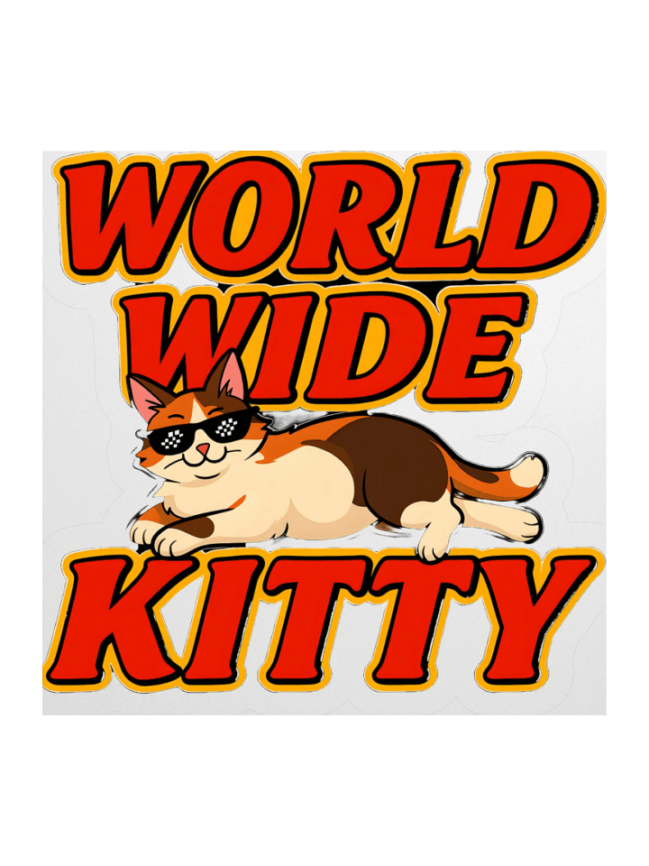 World Wide Kitty Sticker Set product image (2)
