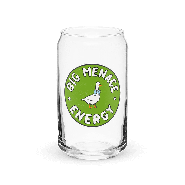 Big Menace Energy Drinking Glass product image (2)