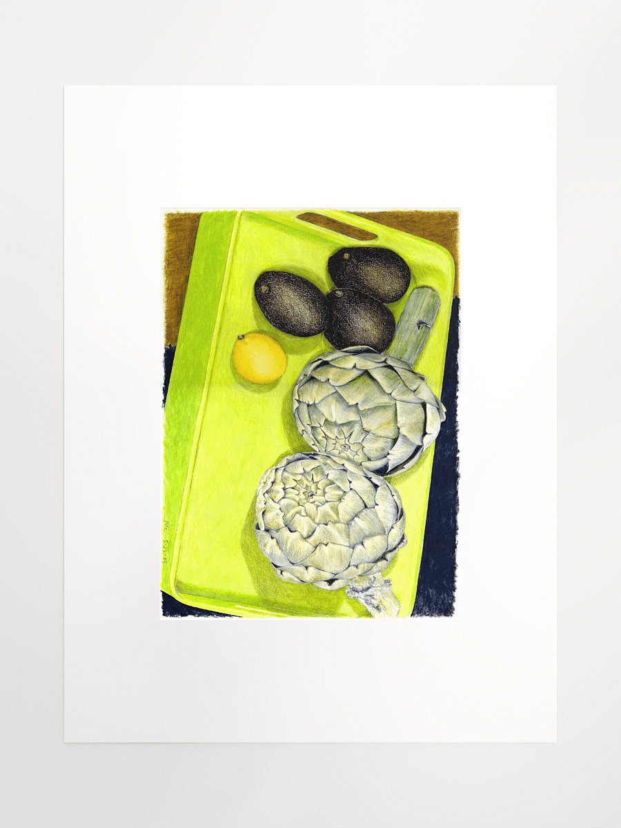 Artichokes, Avocados & Lemon 05.25.05 print product image (2)
