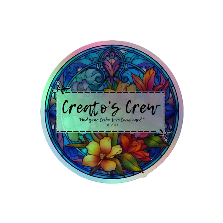 Crew Holographic Logo Sticker 2 product image (2)