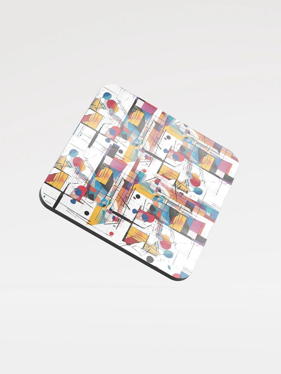 Kadinsky inspired cork coaster for proud home owners product image (1)