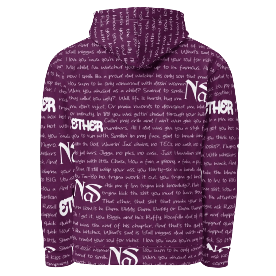 Ether - Nas - PURPLE - Unisex Hoodie product image (3)