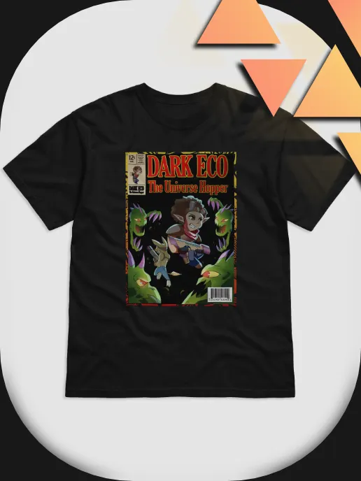 DARK ECO — THE UNIVERSE HOPPER — HEAVYWEIGHT T-SHIRT product image (1)