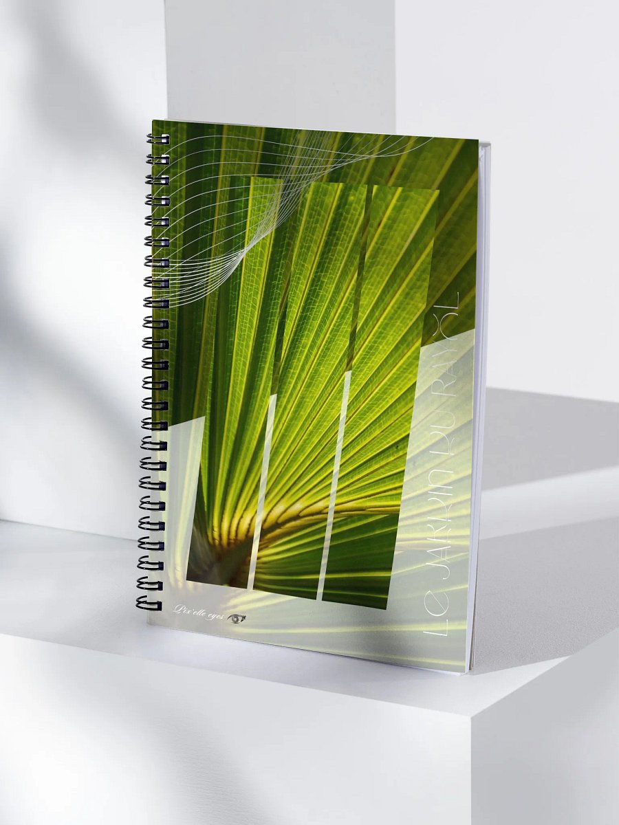 GeoGraphik Notebook – Inverted Light – Jardin du Rayol – A5 Format product image (4)
