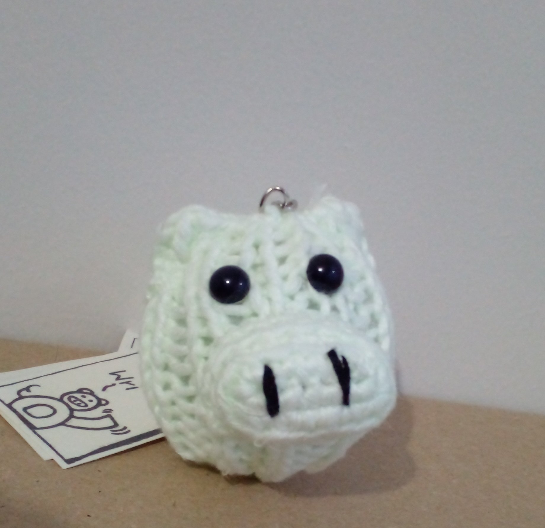 Fluorescent Pupsie Head Keyring - Pupsies! product image (3)