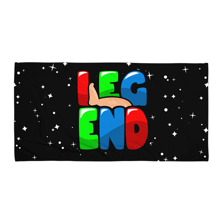 LEG-END BLACK TOWEL product image (1)