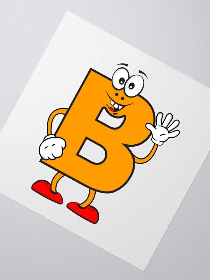 B Cartoon Character Sticker product image (5)