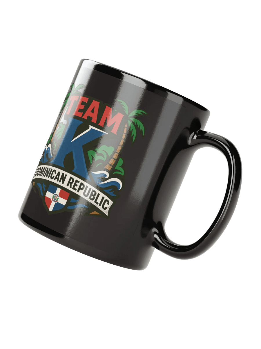 TEAM K Dominican Republic Black Mug product image (2)
