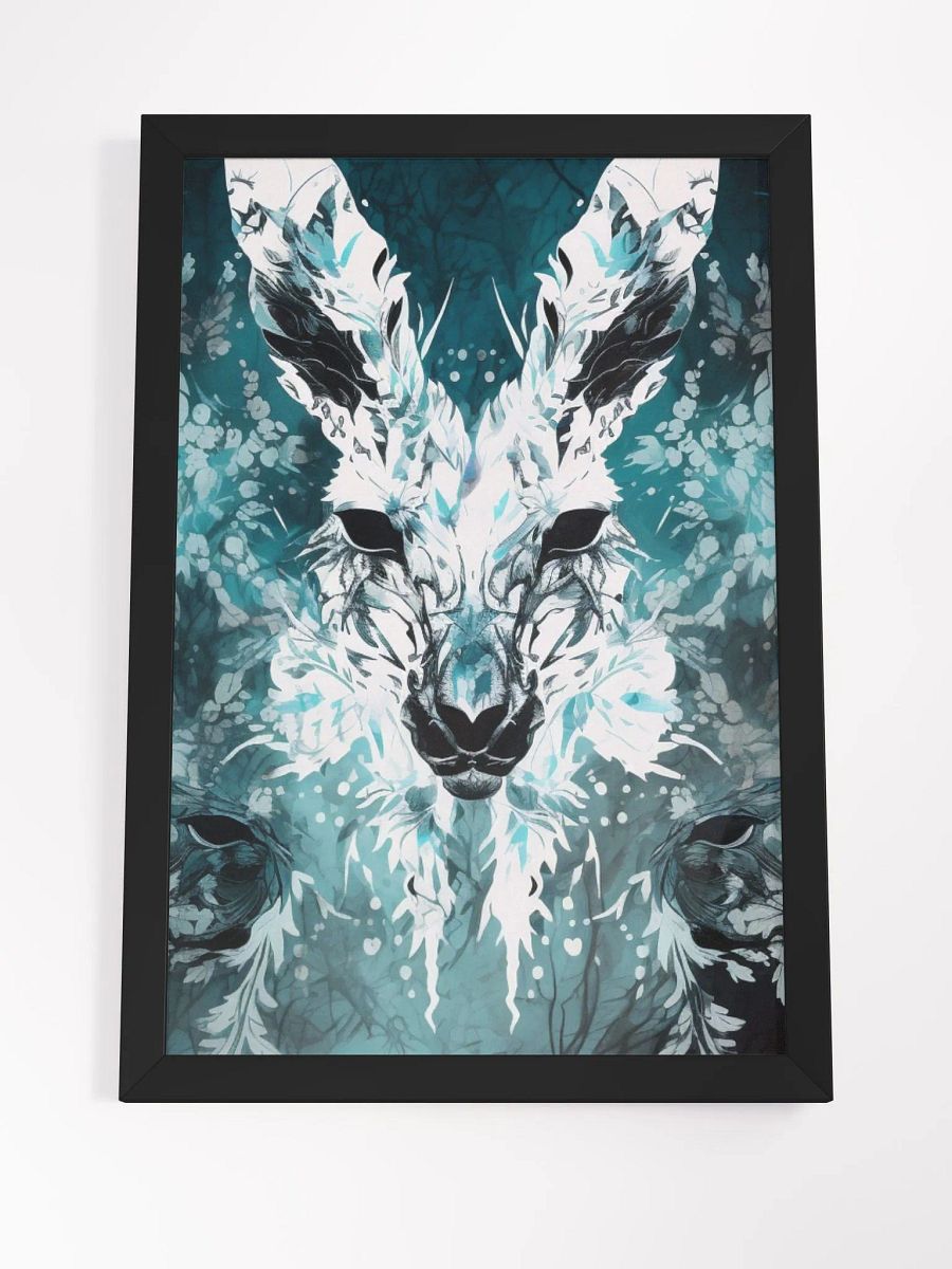 Inkblot Art - Kangaroo Framed Poster Art product image (4)