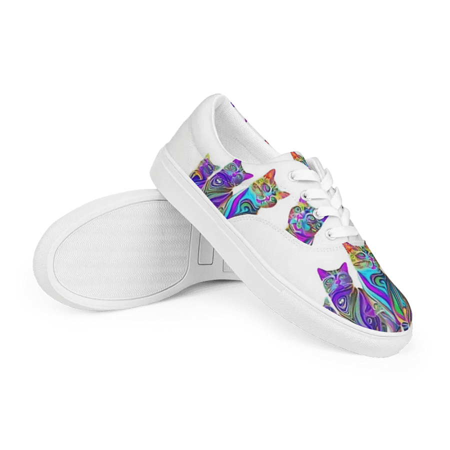 Curious Cats Women's Lace-Up Canvas Shoes product image (9)