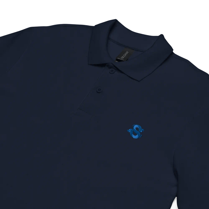 Blue Gildan Unisex Pique Polo Shirt product image (2)