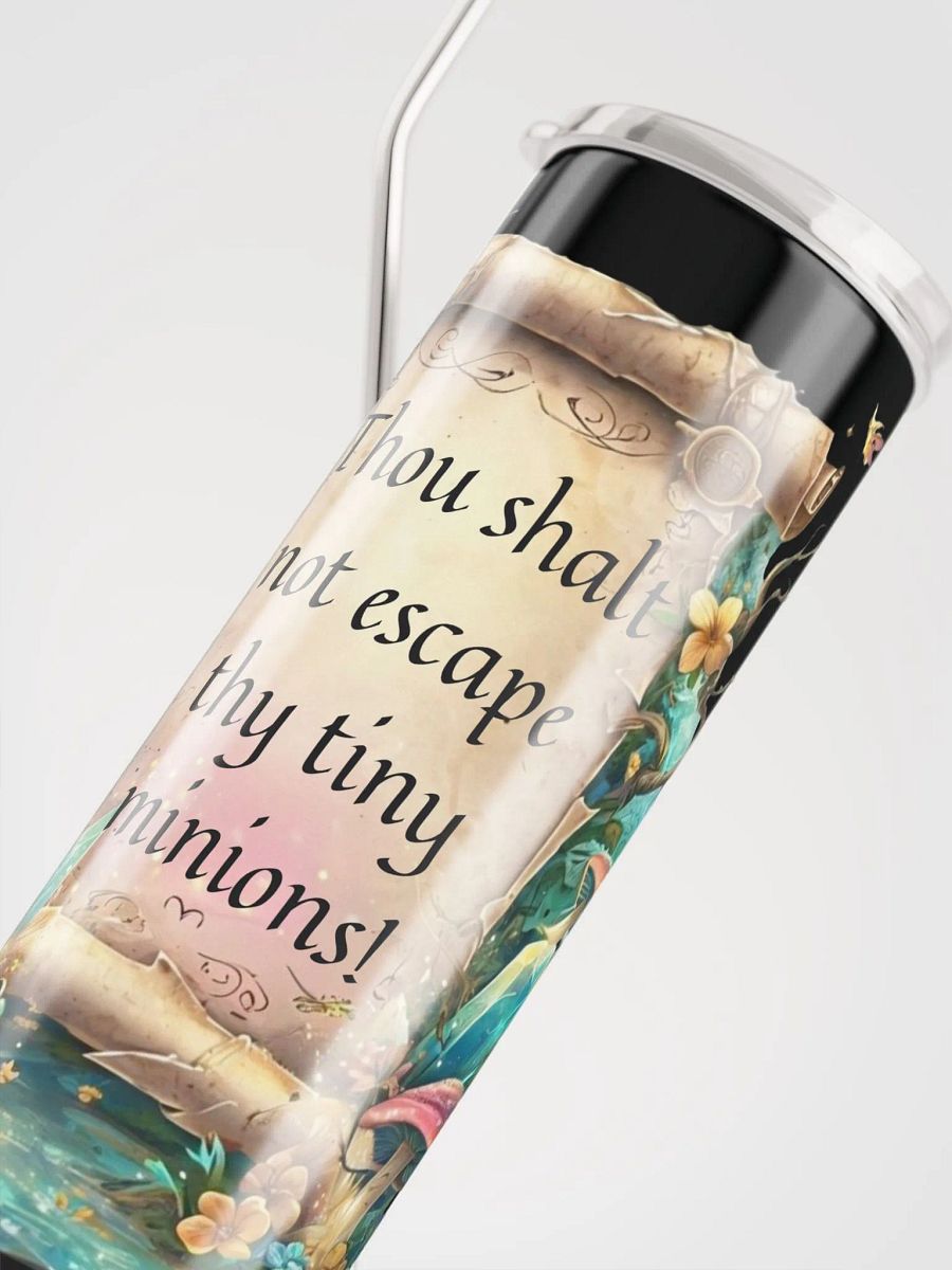 Funny Mom Tumbler – “Thou Shalt Not Escape Thy Tiny Minions!” product image (4)