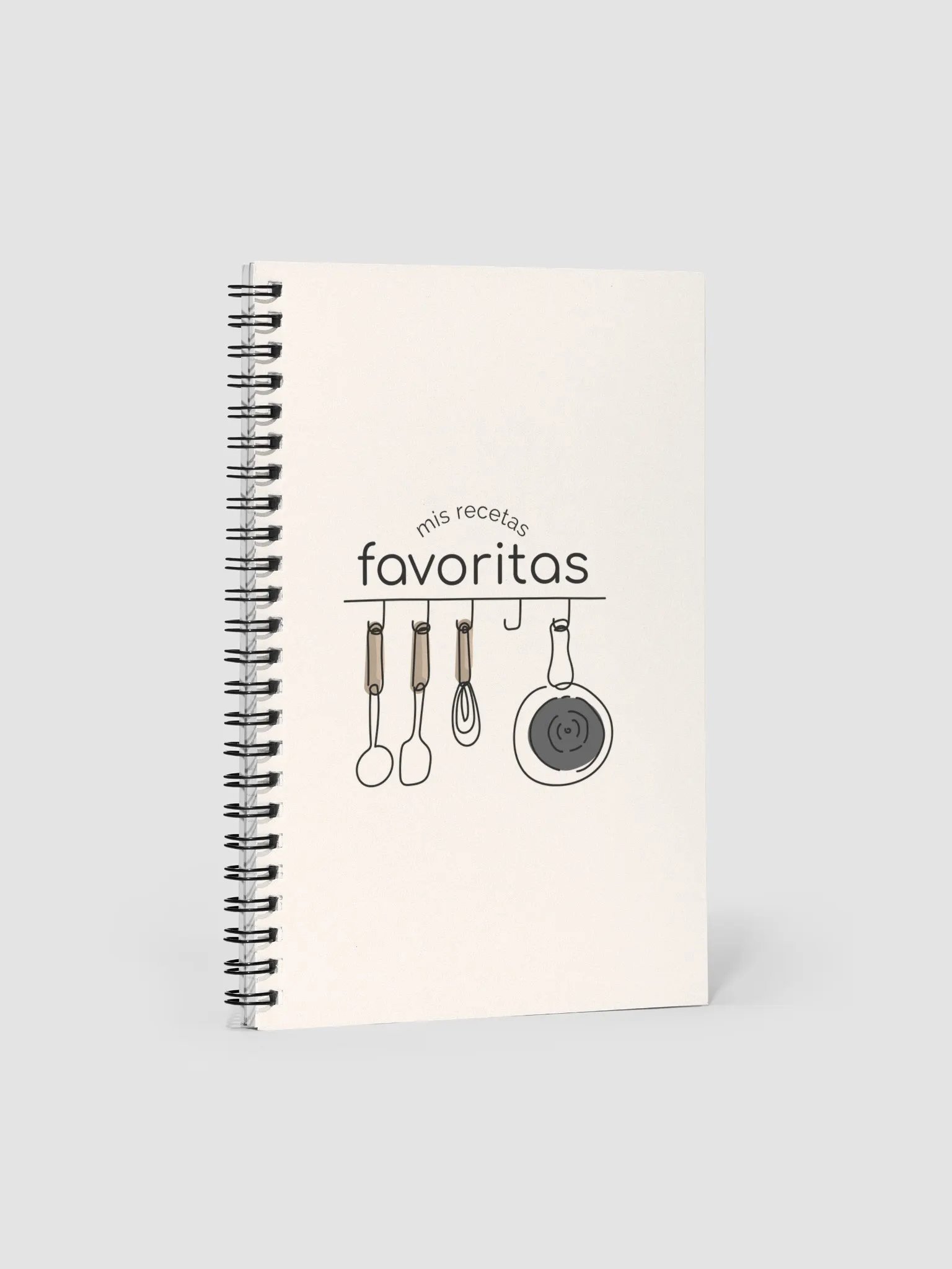 Mis Recetas Favoritas Spiral Notebook product image (1)