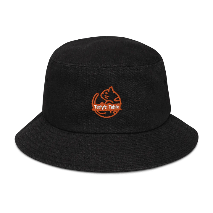 Taty's Table Denim Embroidered Bucket Hat product image (1)