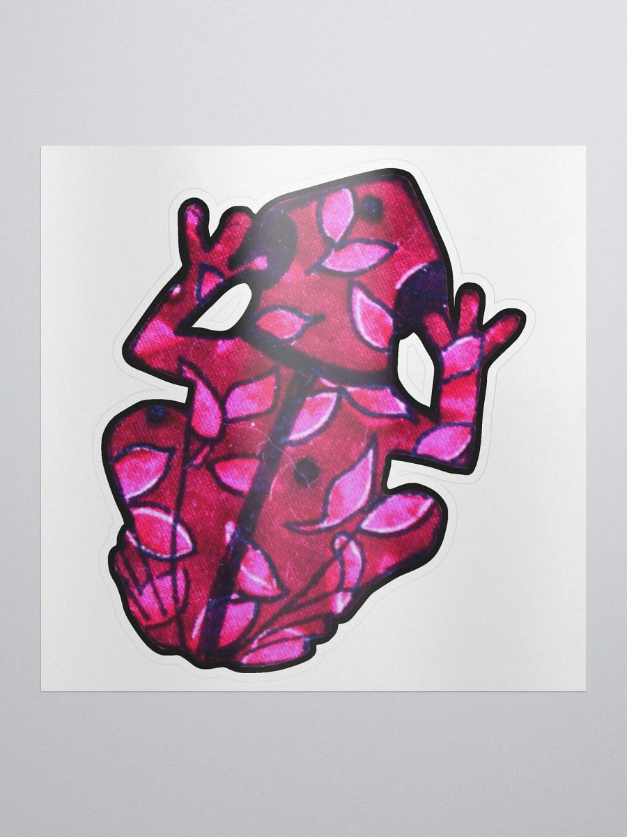 Big Frog Sticker in Azalea product image (1)