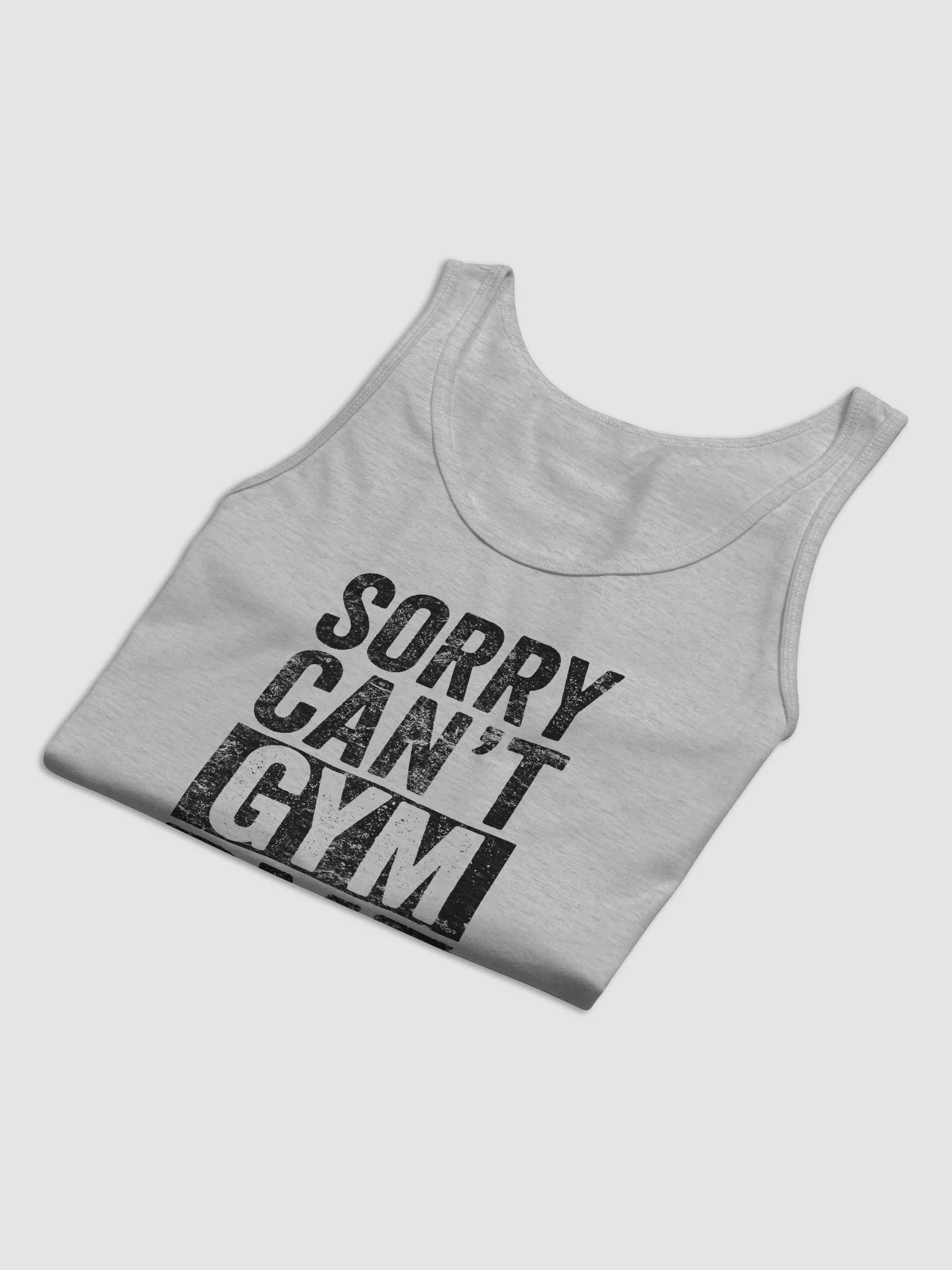 Sorry Can't Gym Bye Tank product image (2)