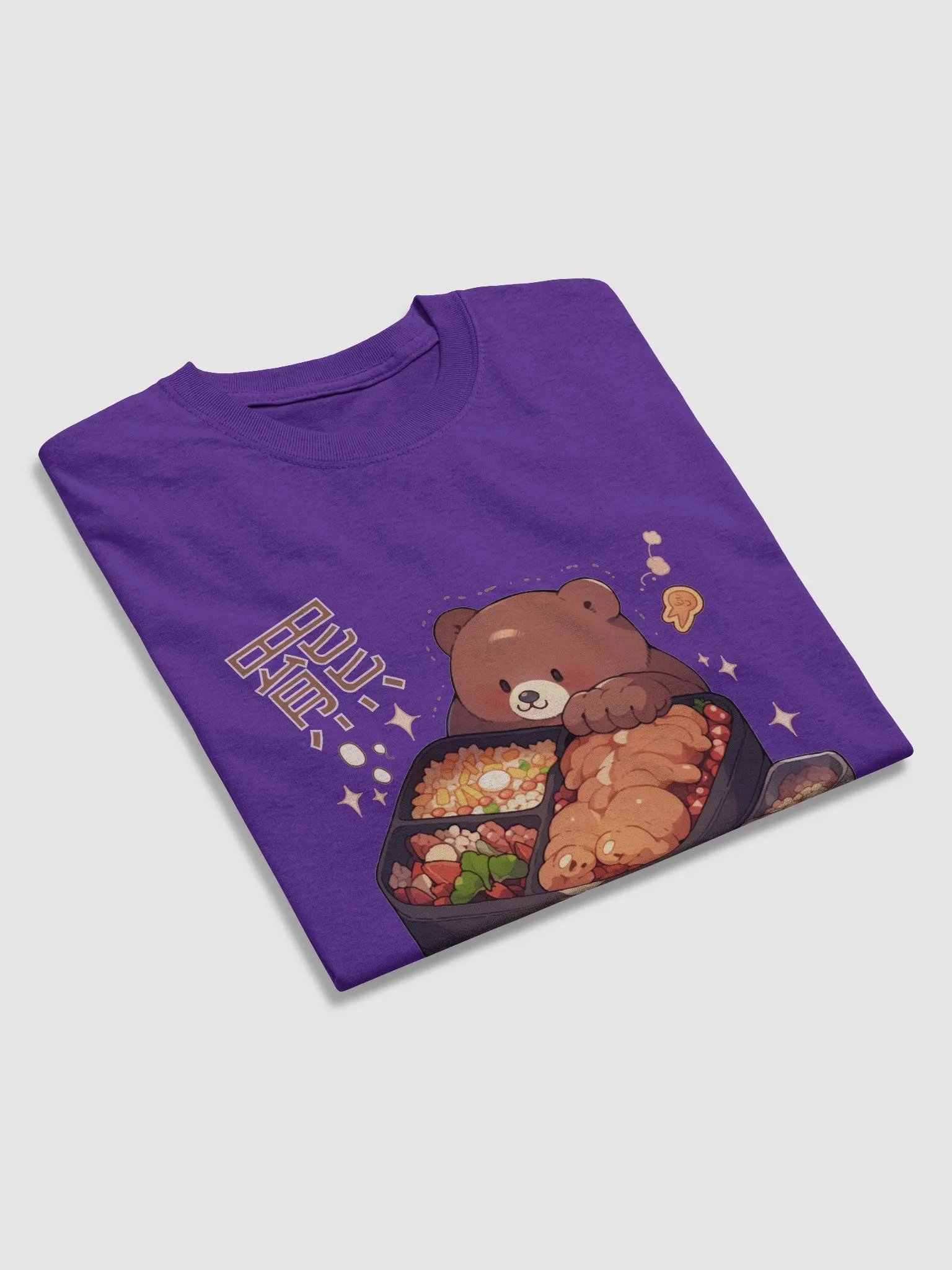 Higuma Masukotto - Bento Box - Dark Colored T-shirt product image (4)