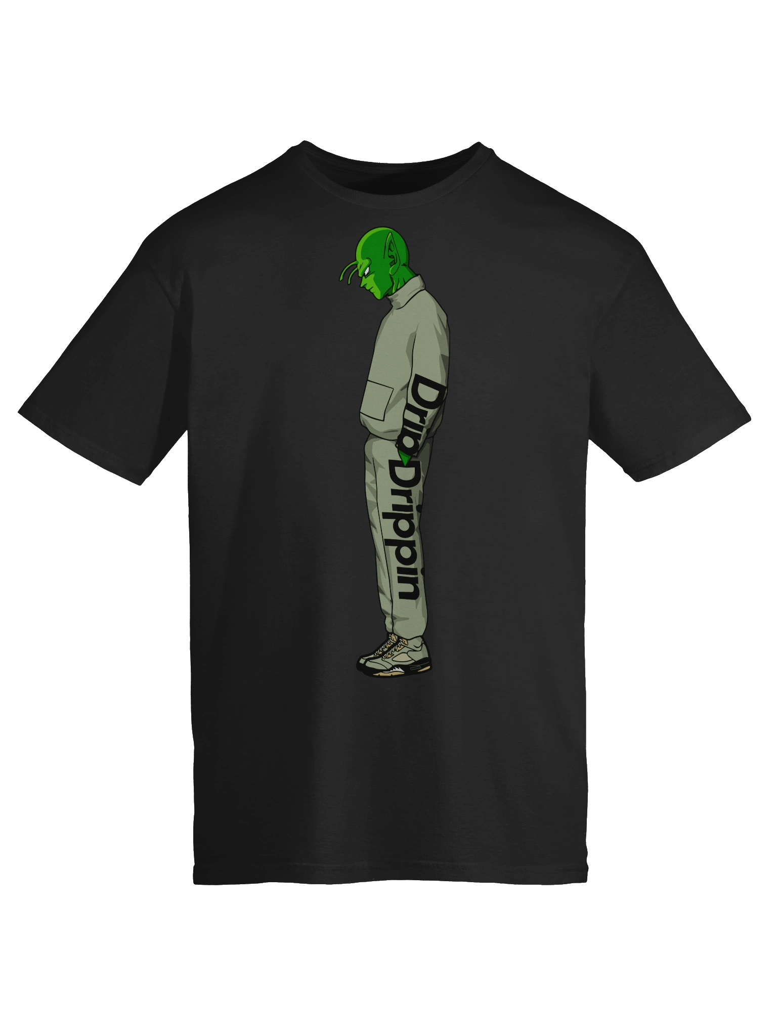 DinoDrippin Alien Streetwear – Cosmic Side Stance – Gildan Softstyle T-Shirt product image (6)