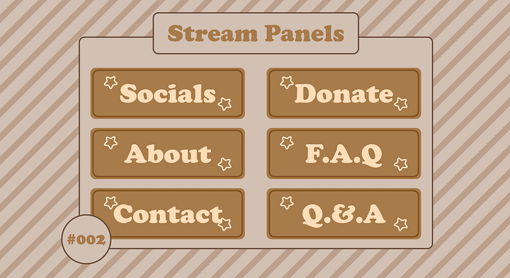 Youtube / Twitch Stream Panels #002 product image (2)