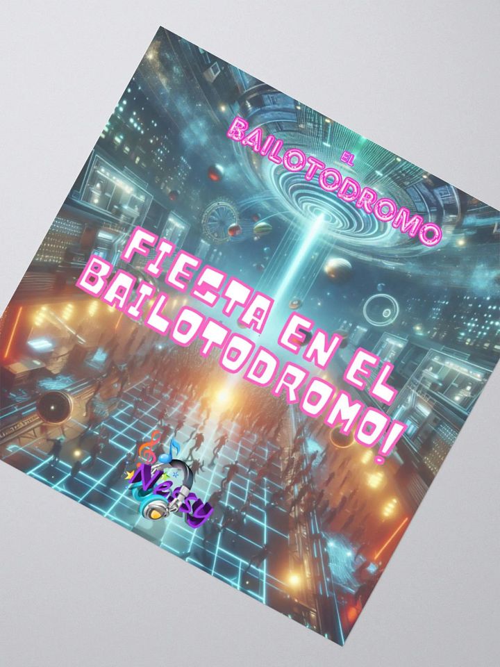 Sticker sencillo Fiesta en el Bailotodromo product image (5)