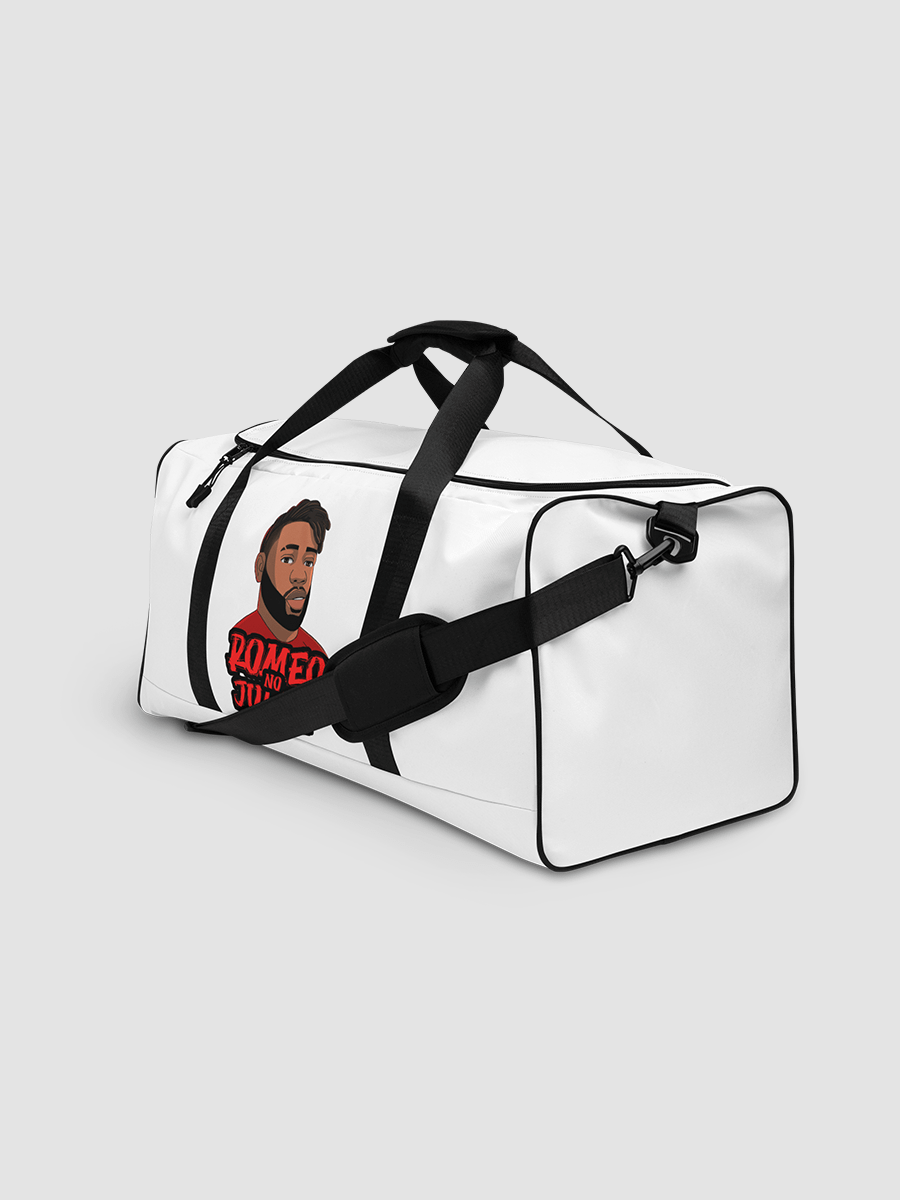 RNJ White All-Over Print Duffle Bag product image (3)