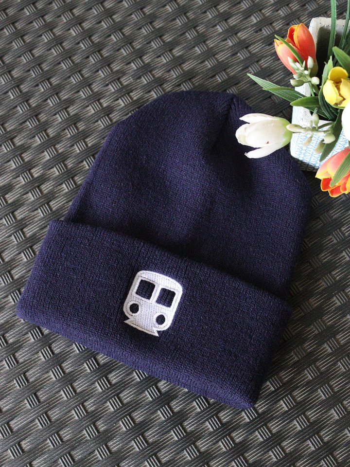White Train Beanie product image (16)