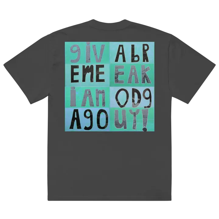 Another Good Guy Premium Oversized Faded T-Shirt (back-side print) product image (2)